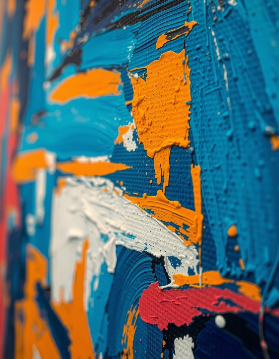 Curated art collection